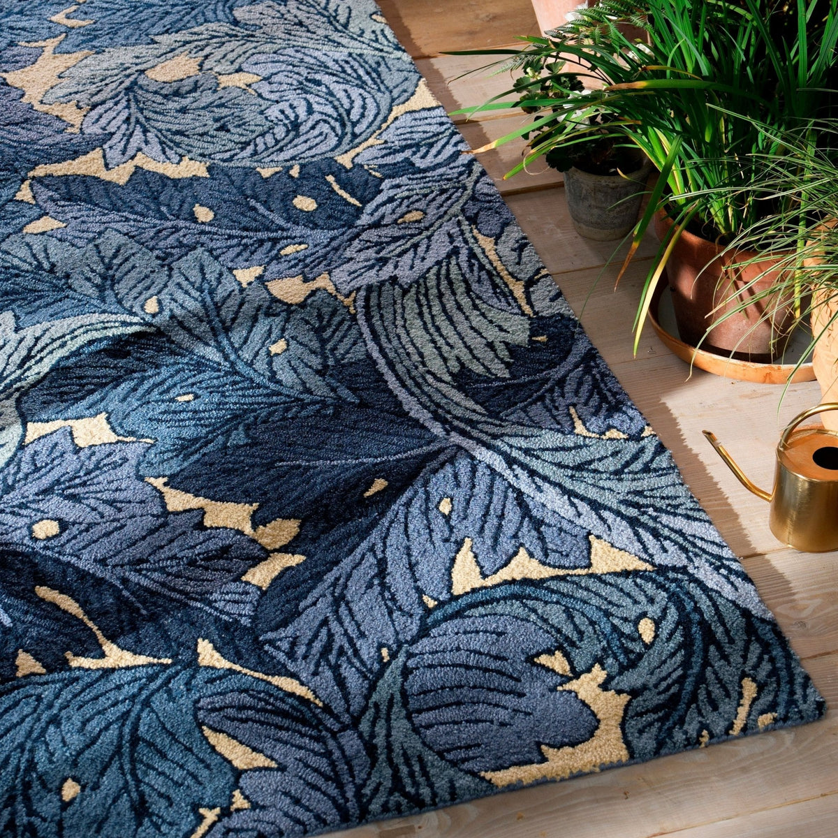 MOR Acanthus Indigo Outdoor Rug