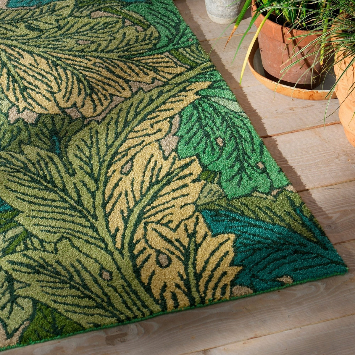 MOR Acanthus Nettle/Sky BlueOutdoor Rug