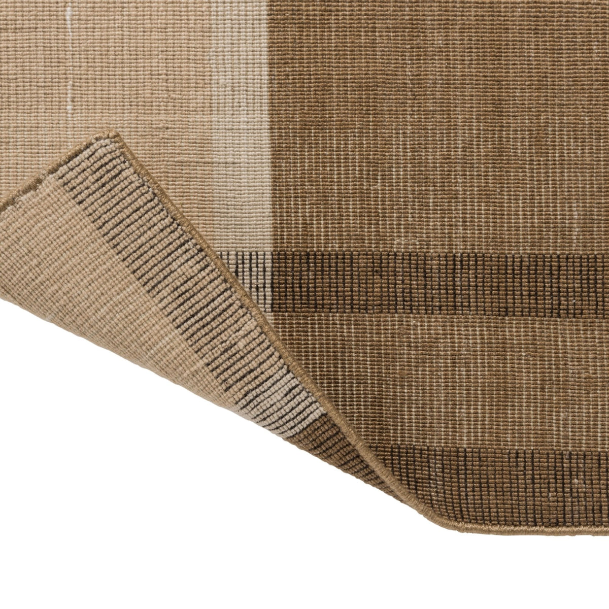 Zona Block Stripe Cashew Outdoor Rug