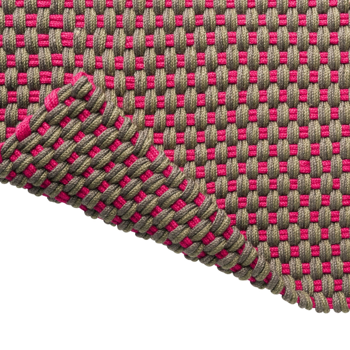 Lace Tri-colore Thyme/Grey/Pink Outdoor Rug
