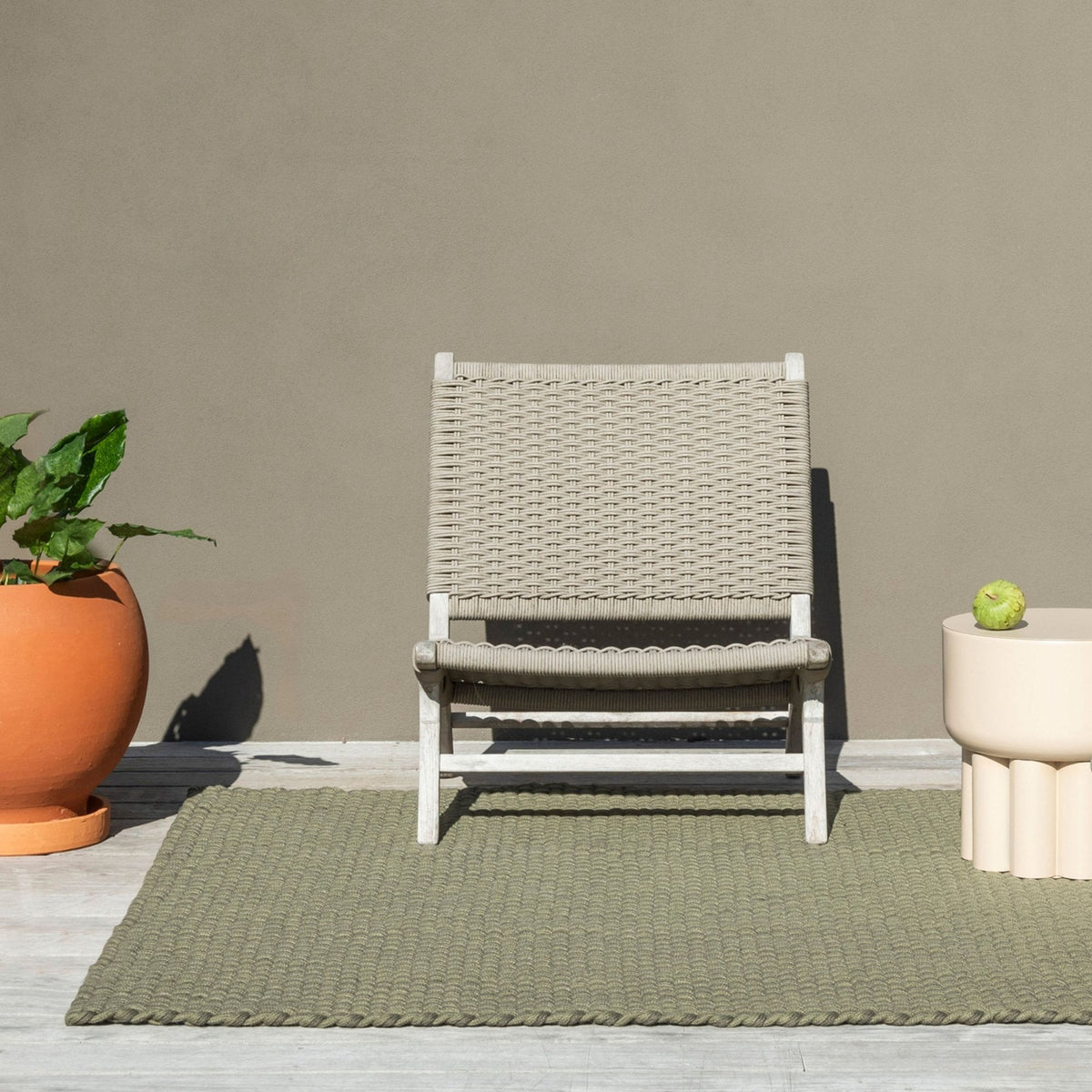 Lace Thyme/Pine Outdoor Rug