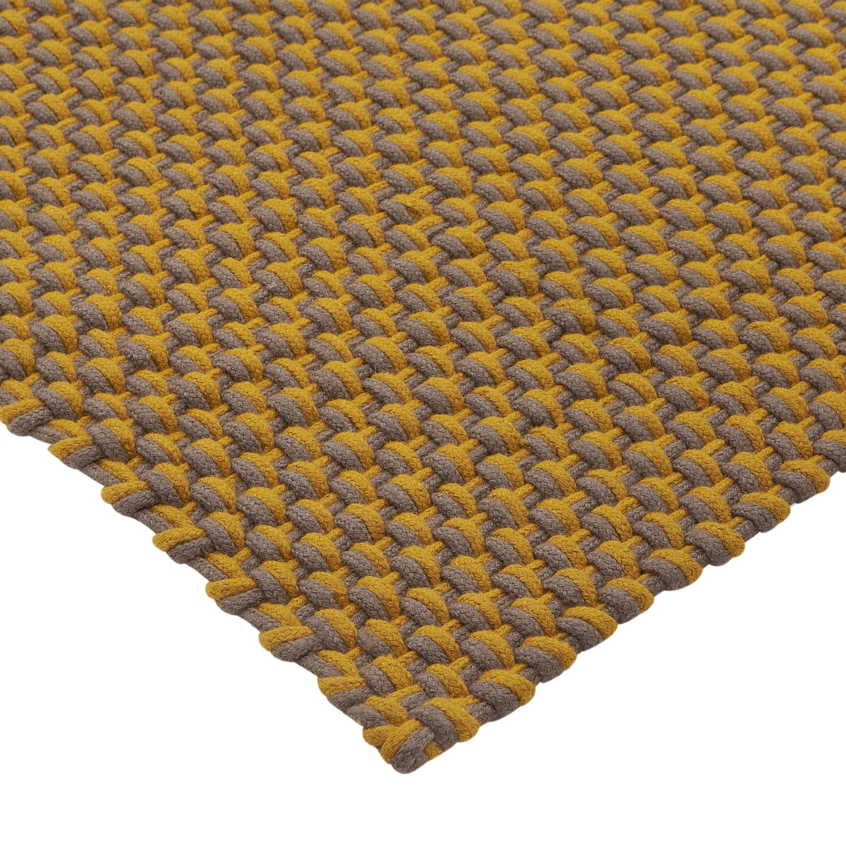 Lace Golden Mustard/Grey Taupe Outdoor Rug