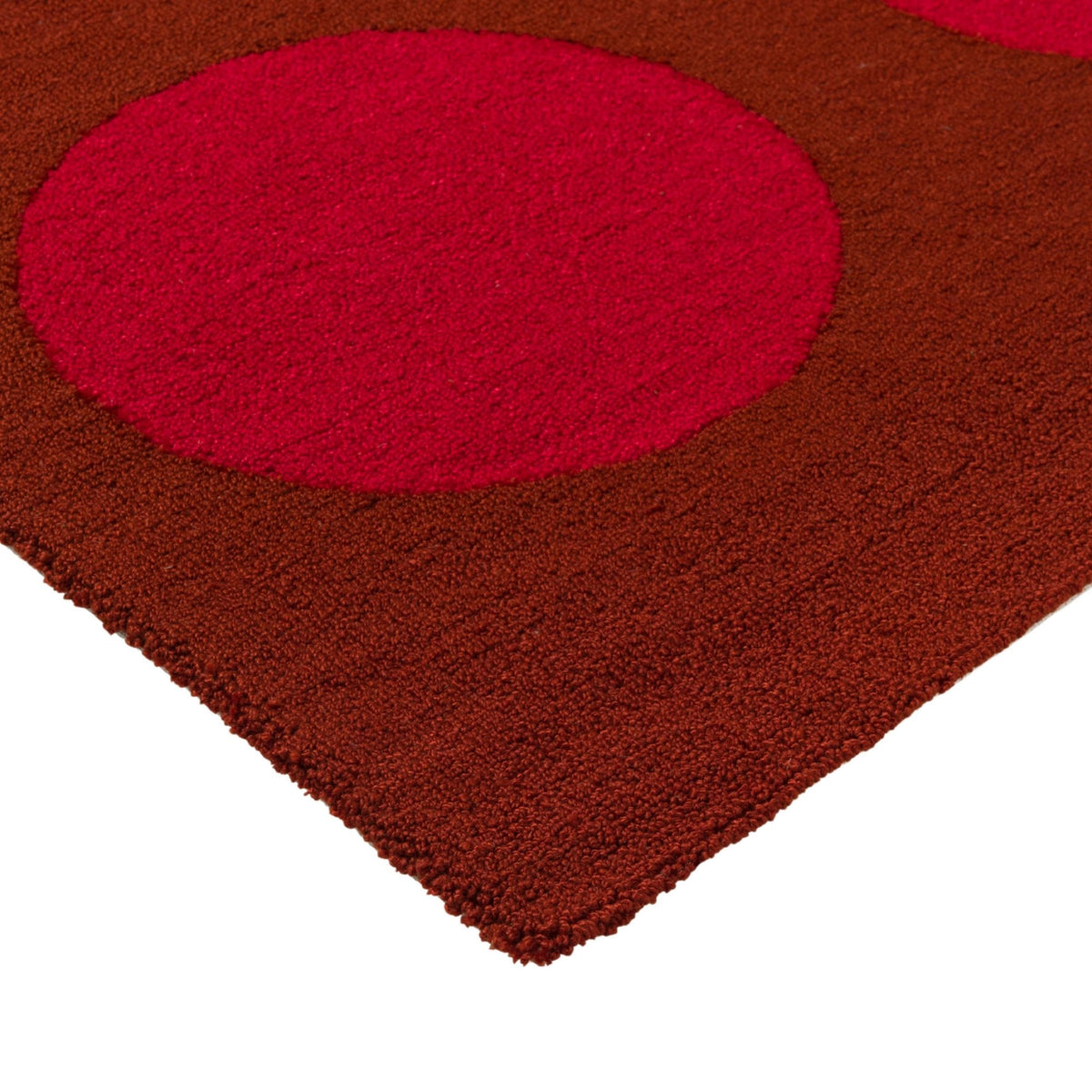 Habitat Festival Dots Red Outdoor Rug