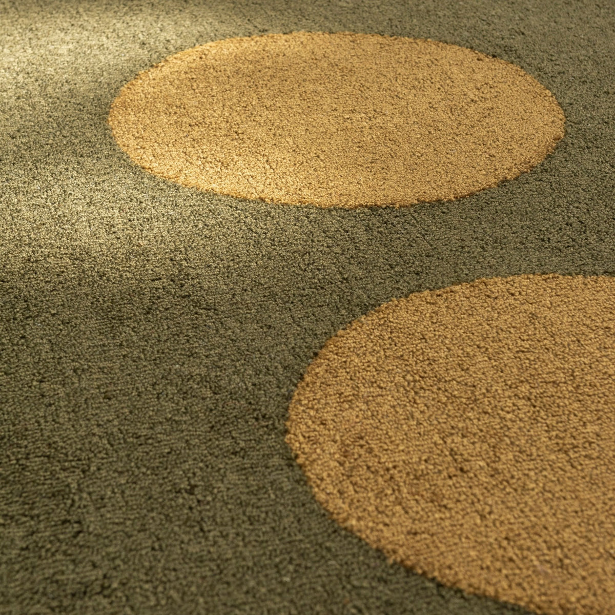 Habitat Festival Dots Olive Green Outdoor Rug