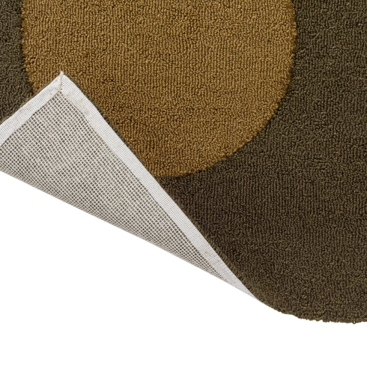 Habitat Festival Dots Olive Green Outdoor Rug
