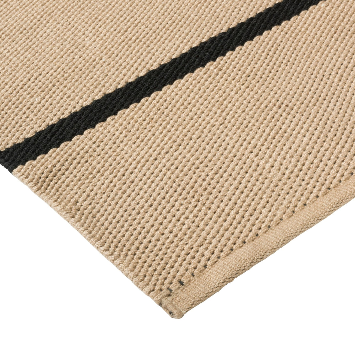 Deck Charcoal Black Outdoor Rug