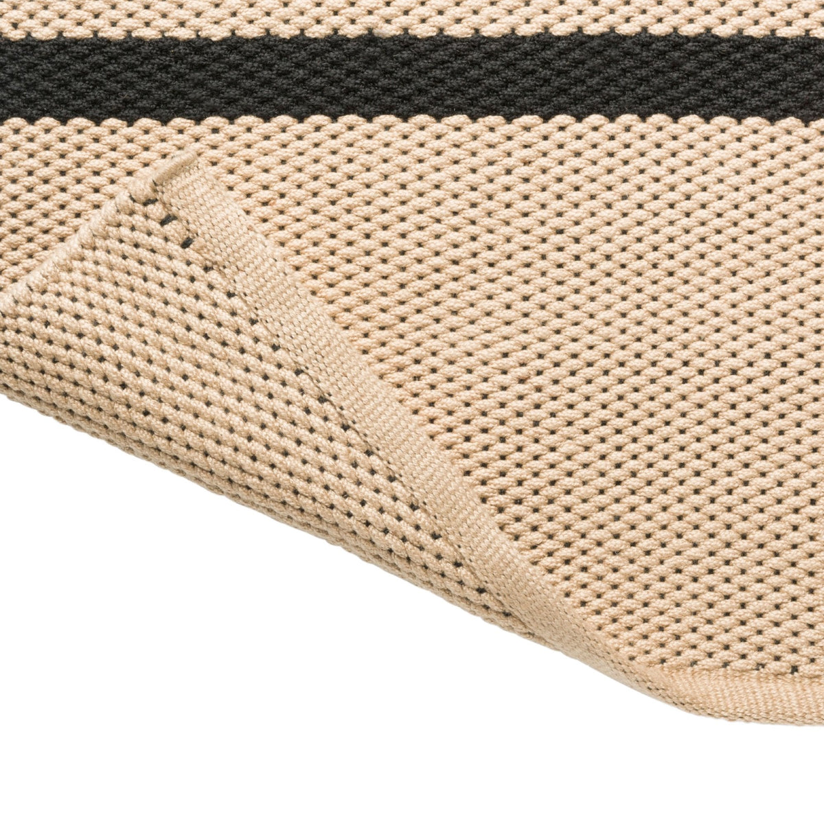 Deck Charcoal Black Outdoor Rug