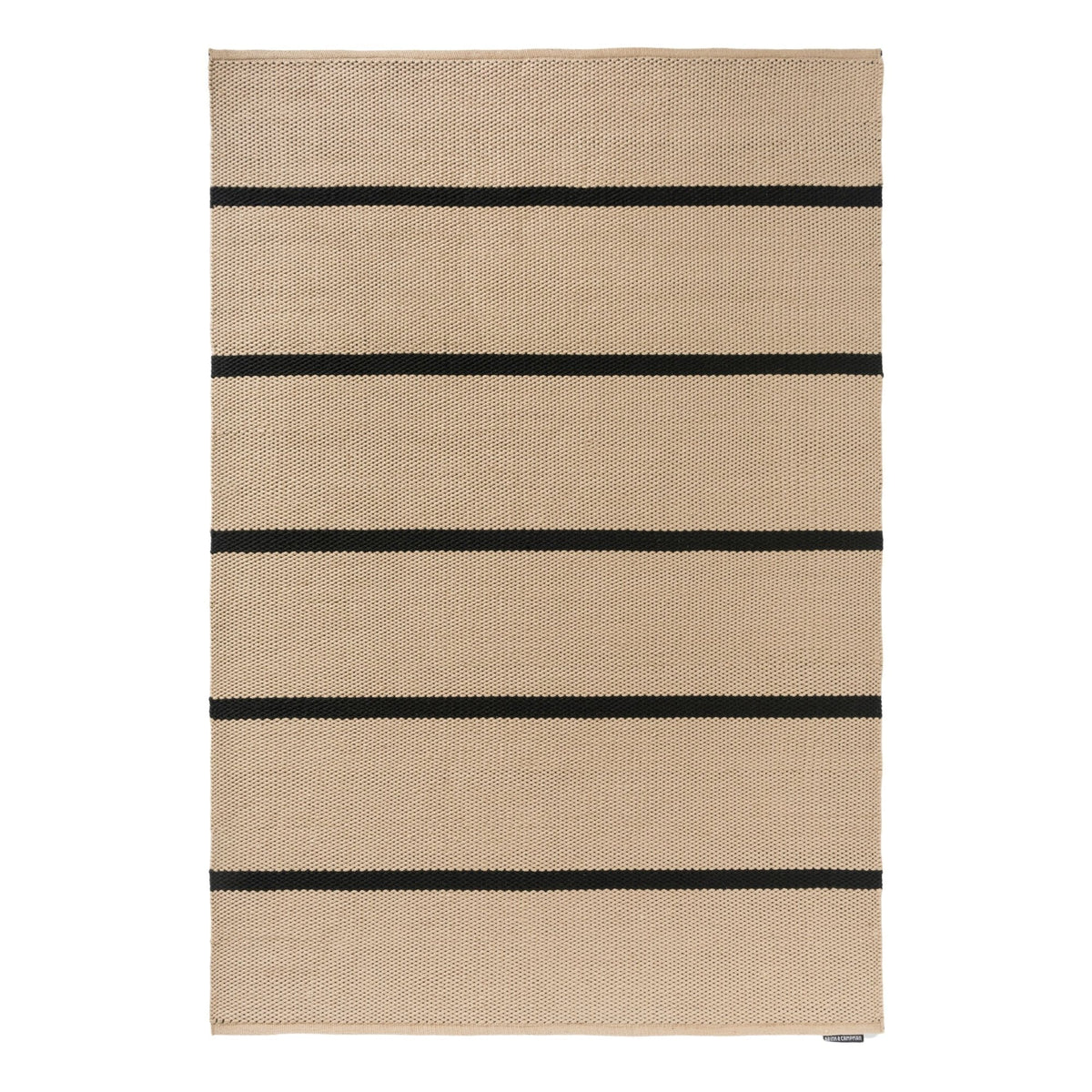 Deck Charcoal Black Outdoor Rug