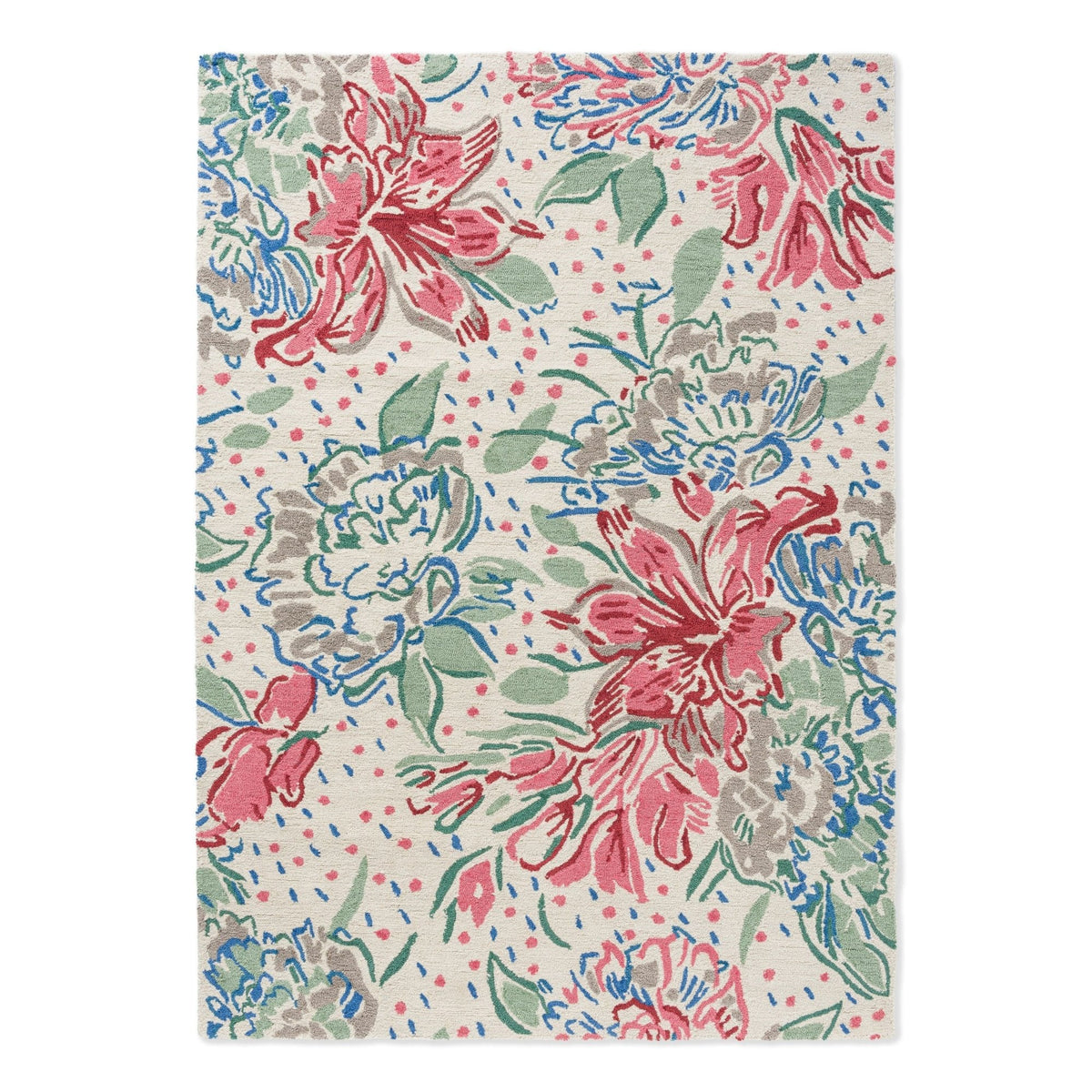 LA Lilith Poppy Red Outdoor Rug