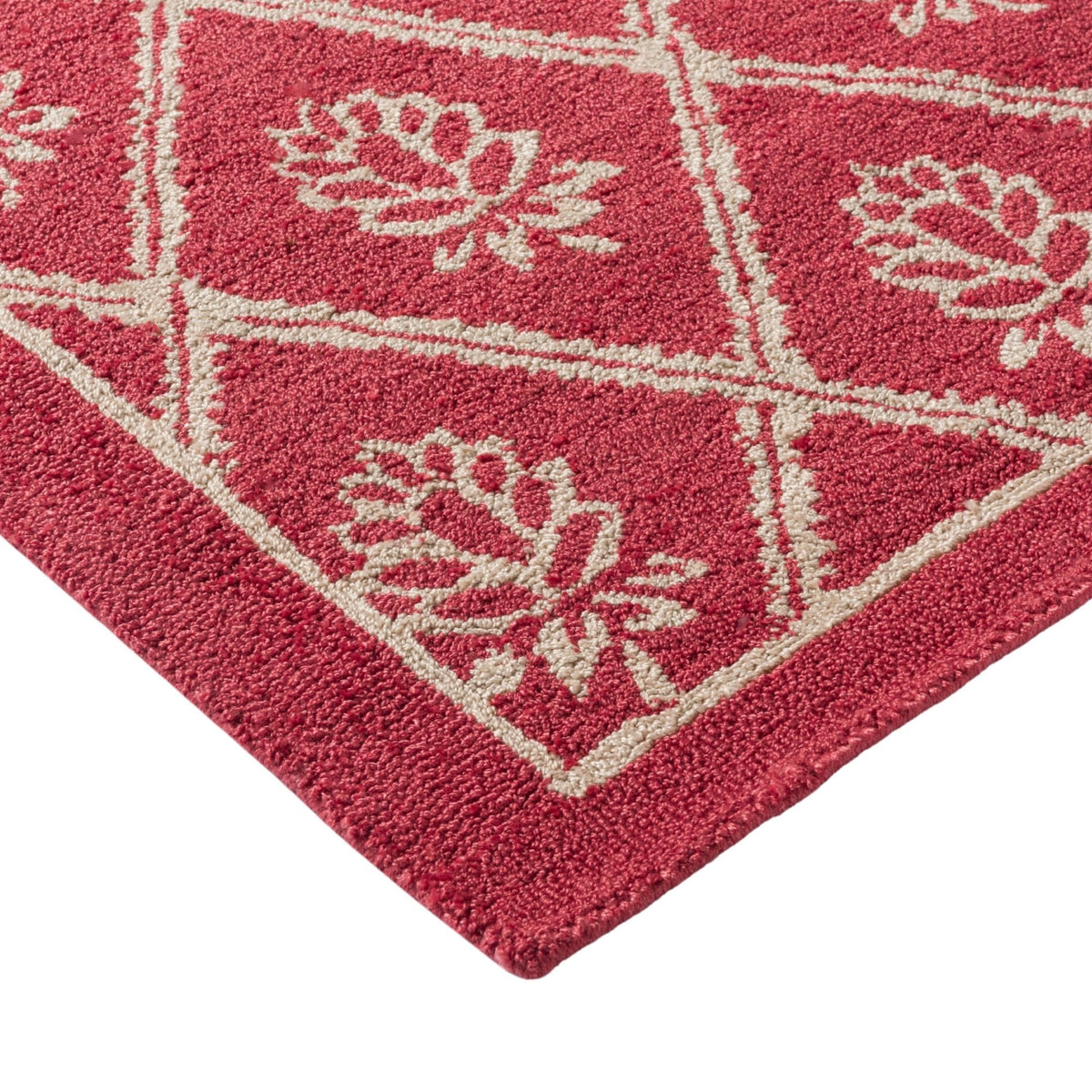 LA Porchester Poppy Red Outdoor Rug