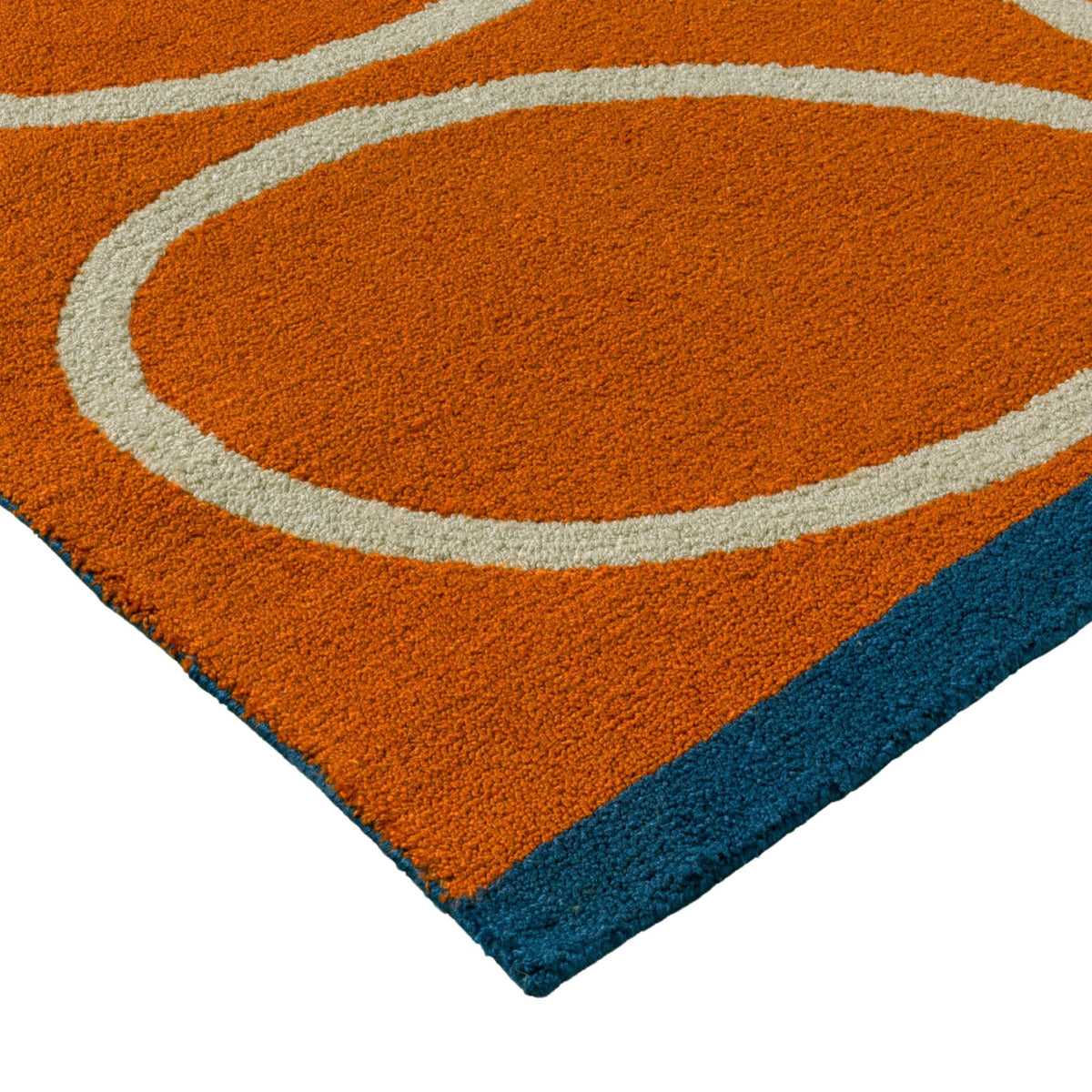 OR Linear Stem Orange Outdoor Rug