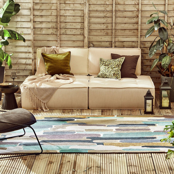 HAR Trattino-Sea Glass Outdoor Rug