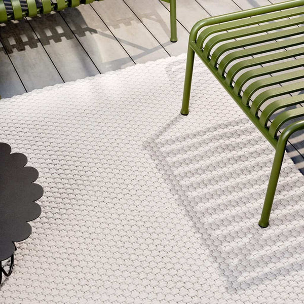Lace White Sand Outdoor Rug