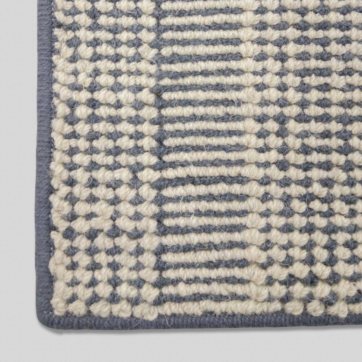 Shazia Stripe Slate Custom Rug
