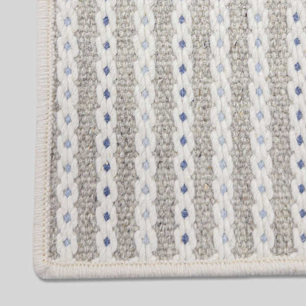 Chain Stitch Linen Custom Rug