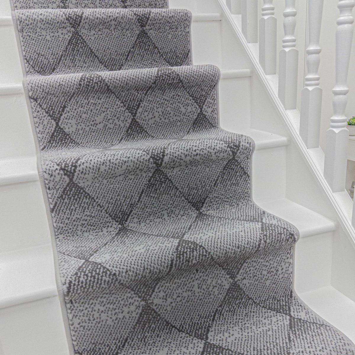 Harlequin Gray Stair Runner