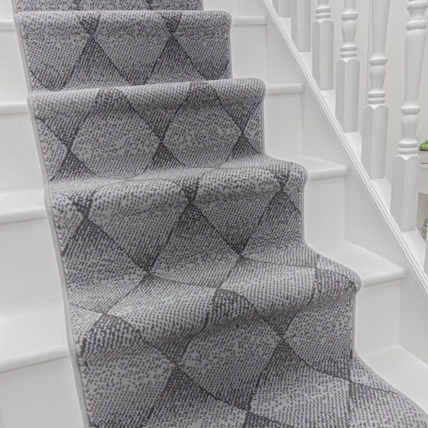 Harlequin Gray Stair Runner