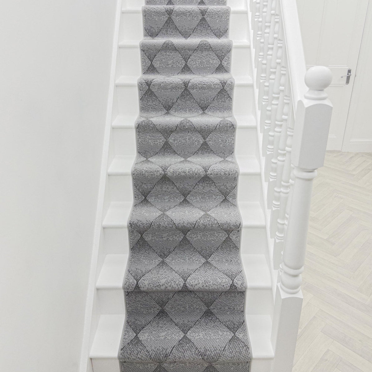 Harlequin Gray Stair Runner