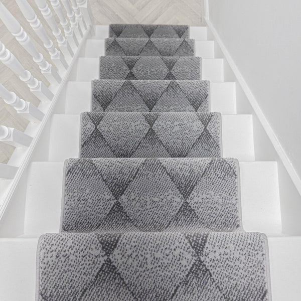 Harlequin Gray Stair Runner