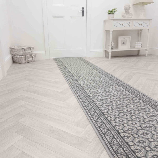 Heriz Grey Hall Runner