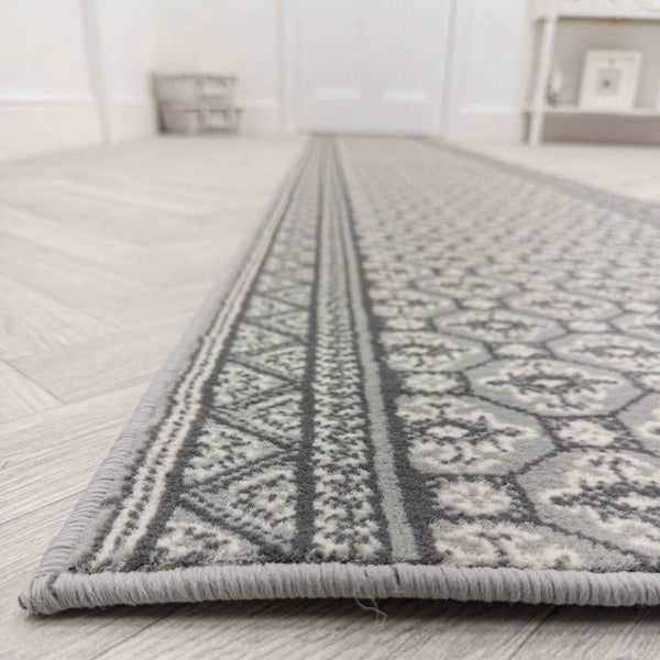Heriz Grey Hall Runner
