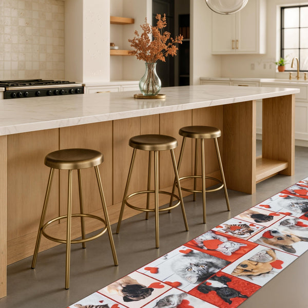 Red Friendship Kitchen Runner