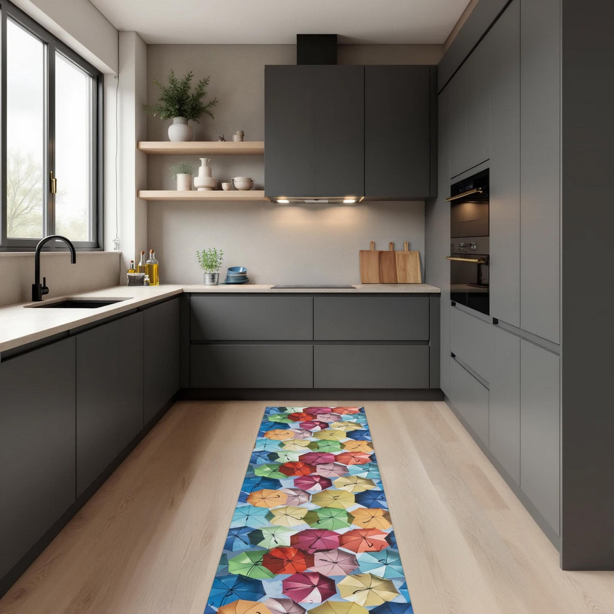 Rain Tapis de Cuisine
