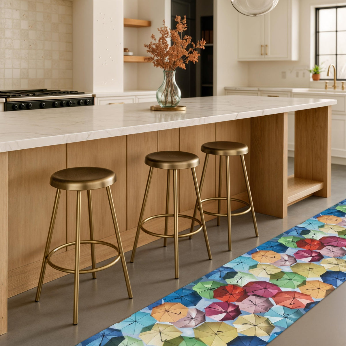 Rain Tapis de Cuisine