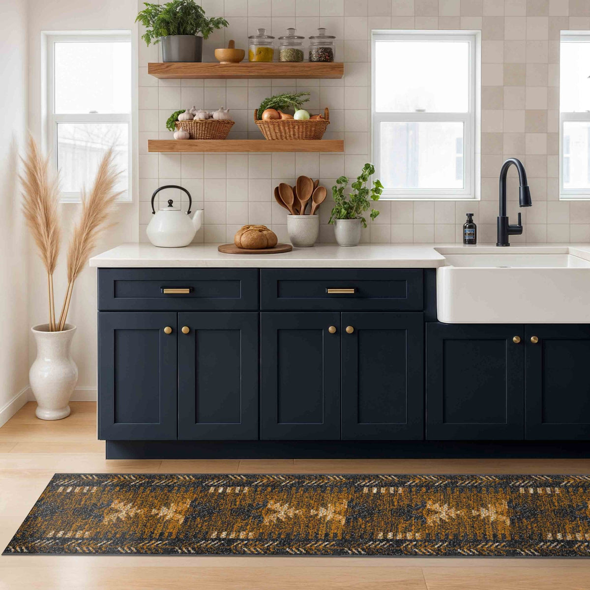 Native Ochre Kitchen Runner