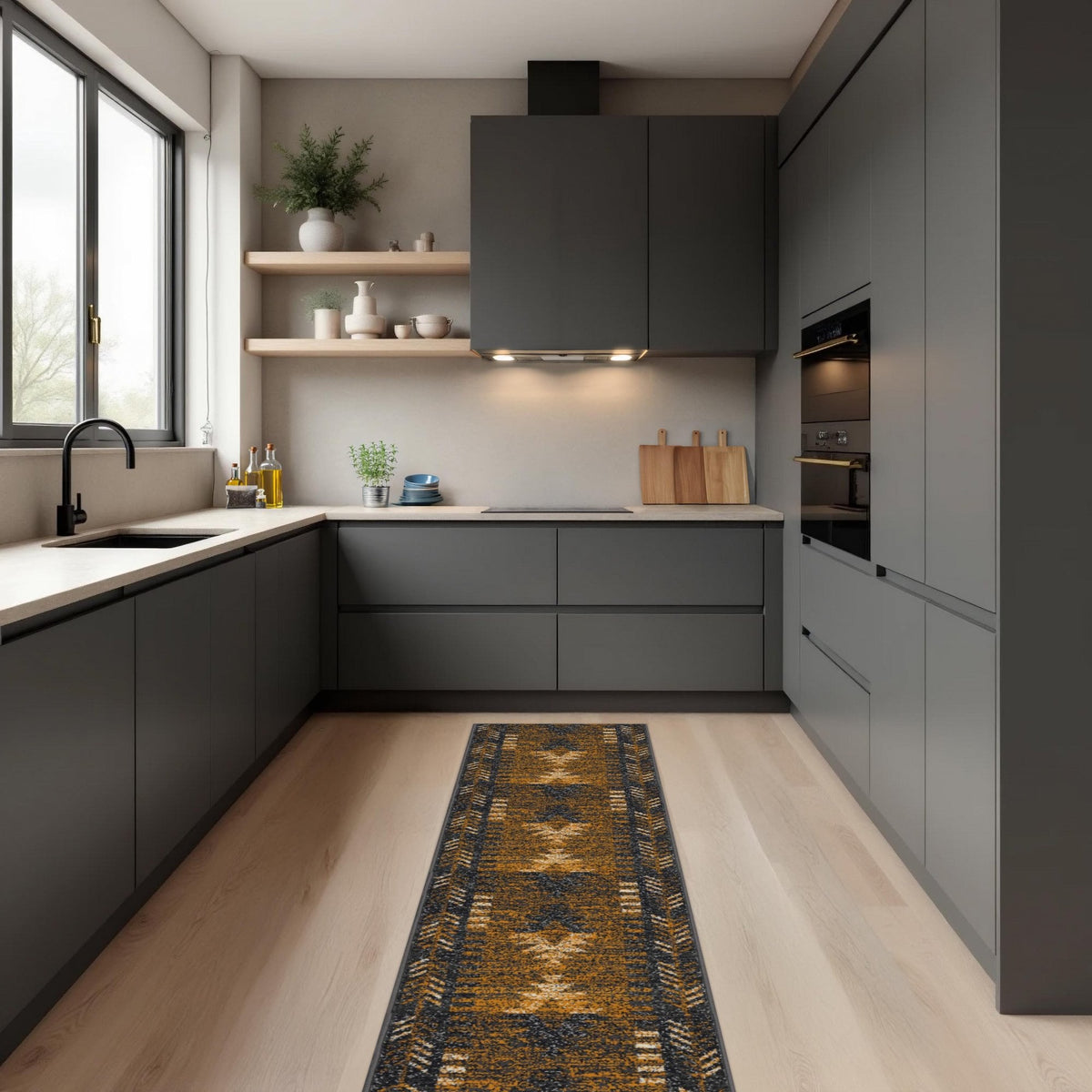 Native Ochre Kitchen Runner