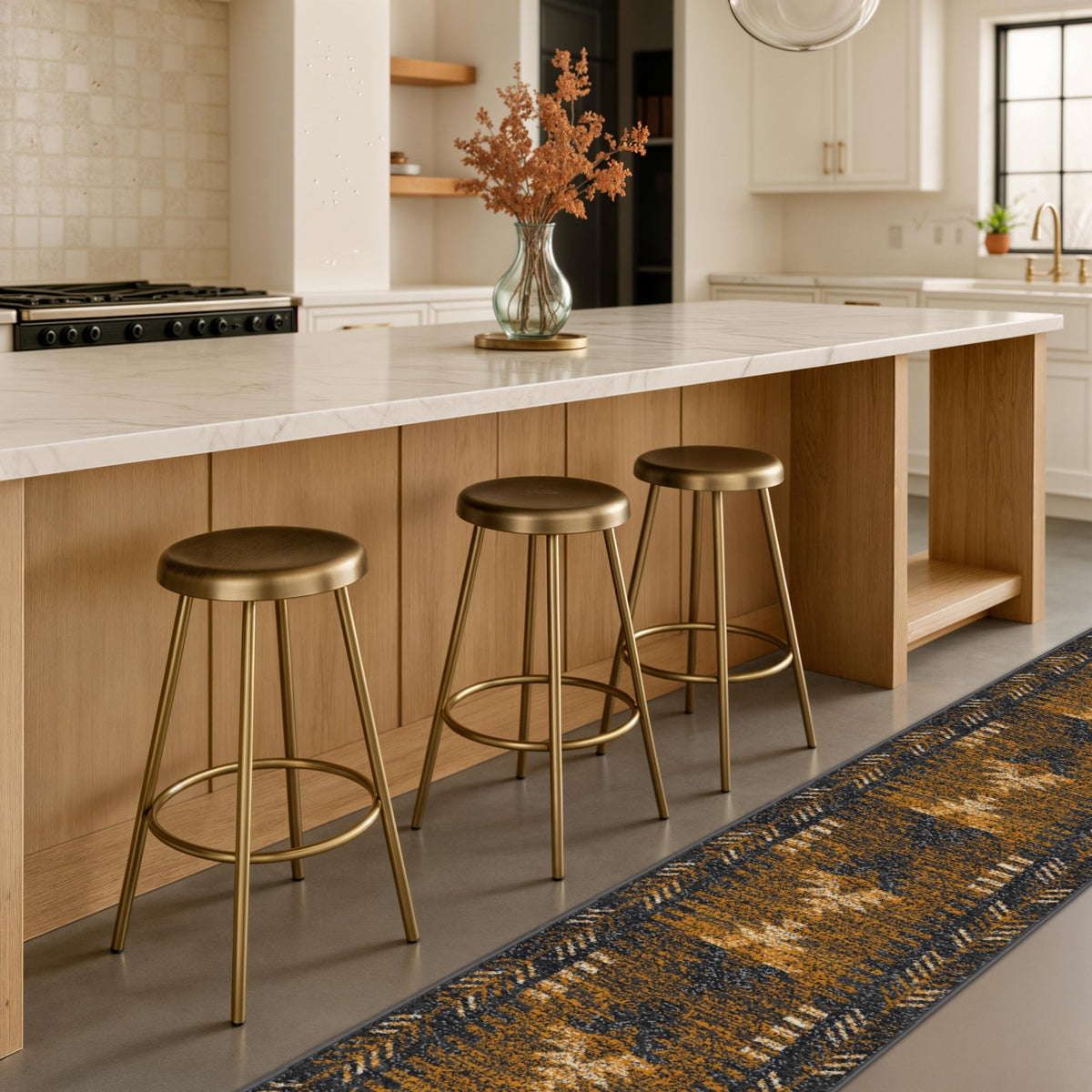 Native Ochre Kitchen Runner
