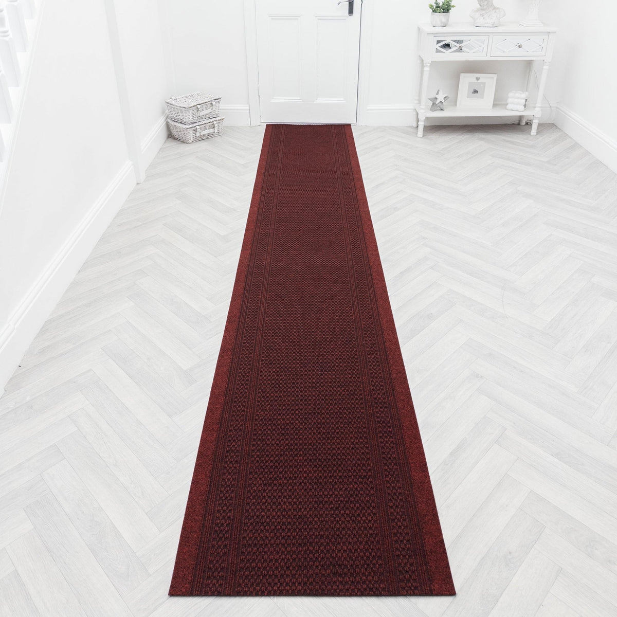 Aztec Red  Hall Runner