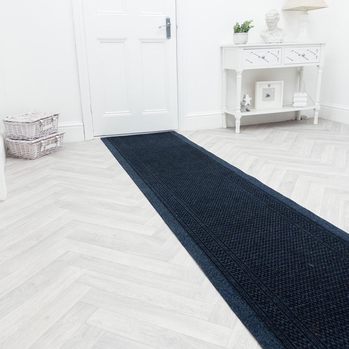 Aztec Bleu Tapis de couloir