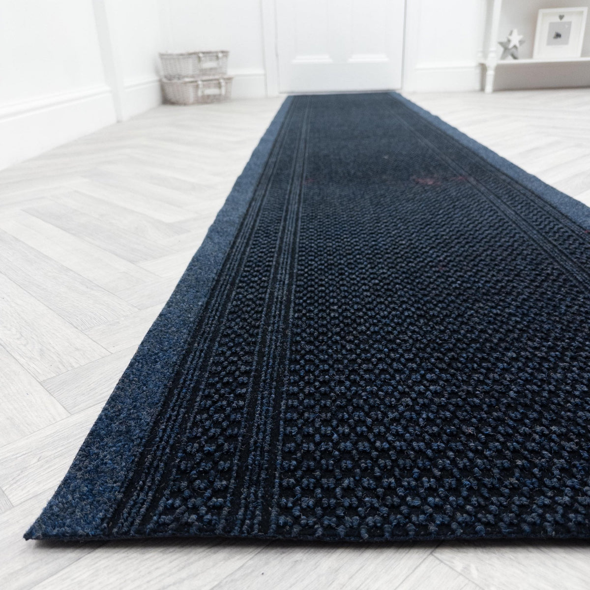 Aztec Bleu Tapis de couloir