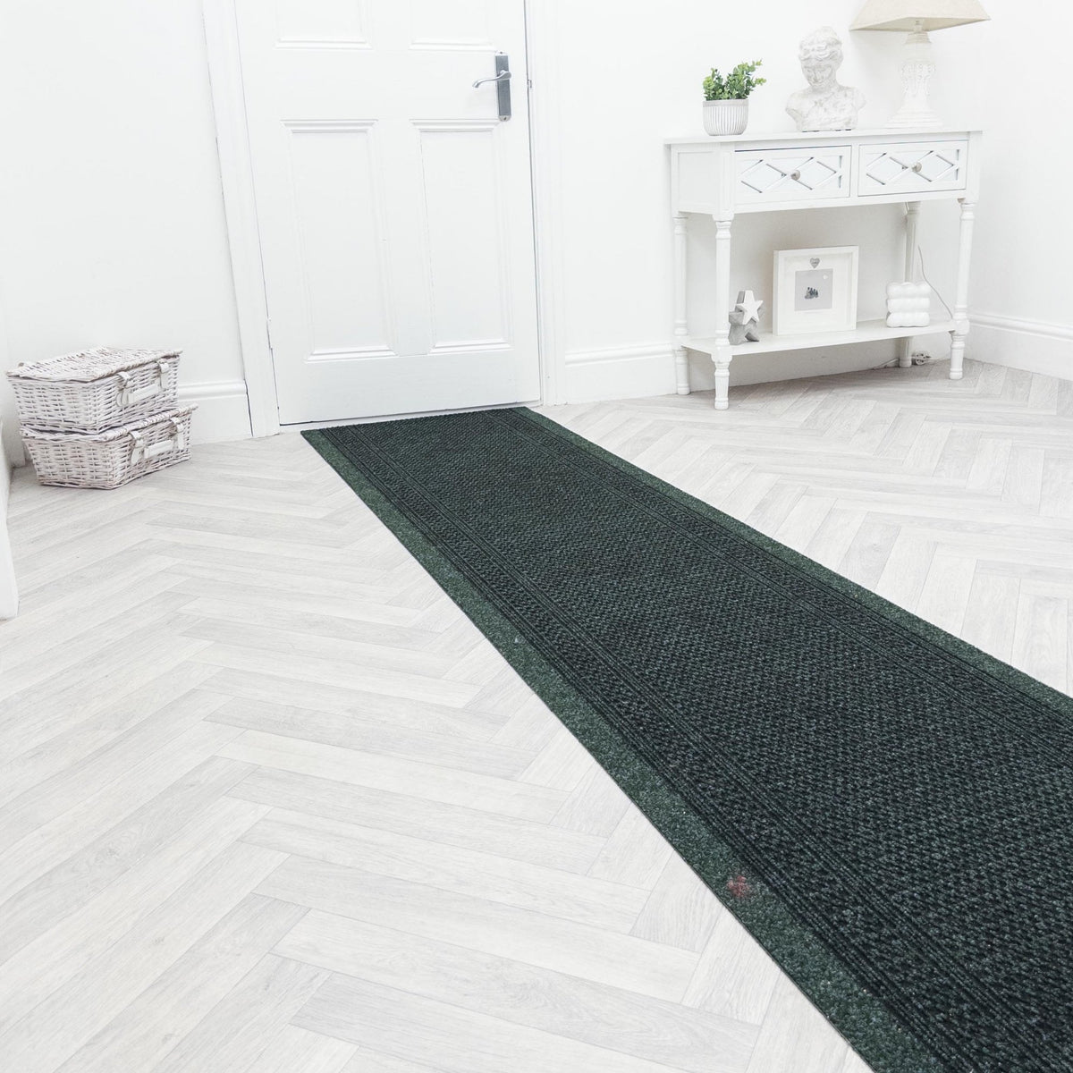 Aztec Green  Hall Runner
