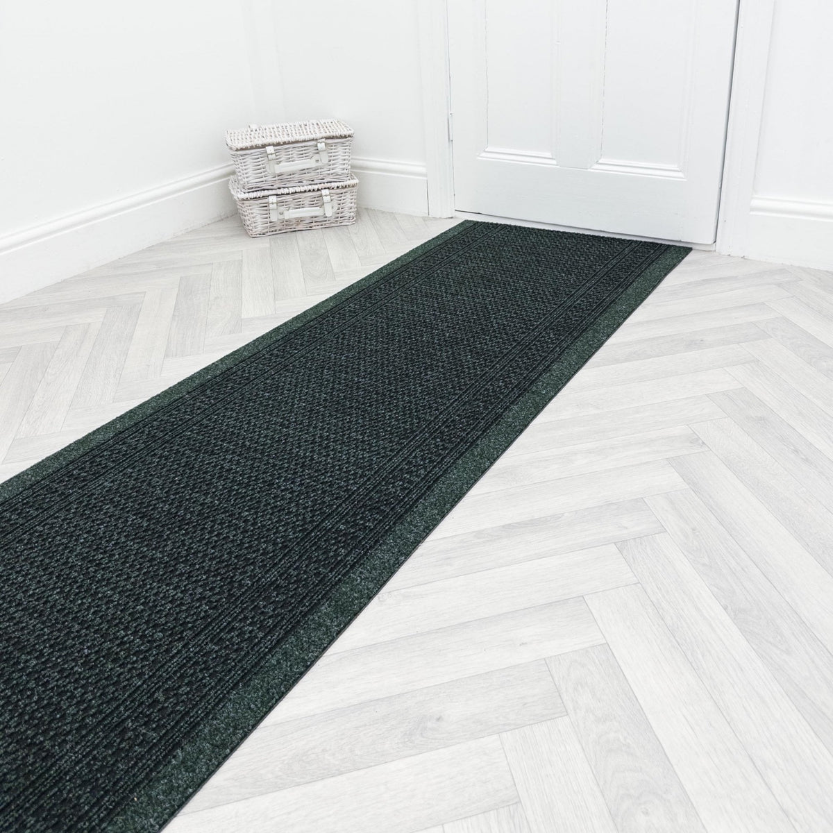 Aztec Green  Hall Runner