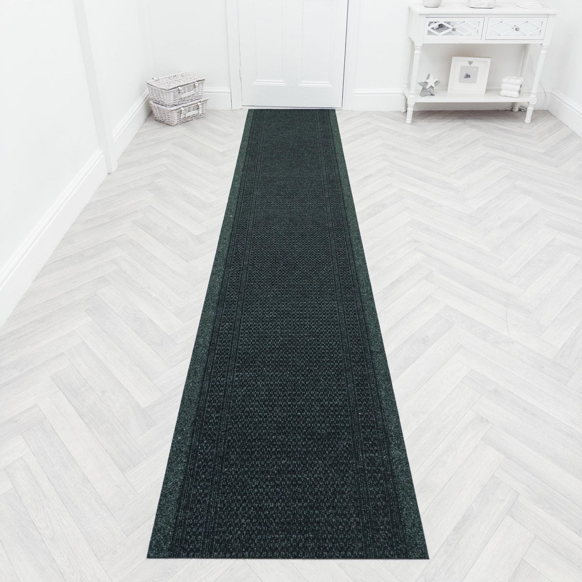 Aztec Green  Hall Runner