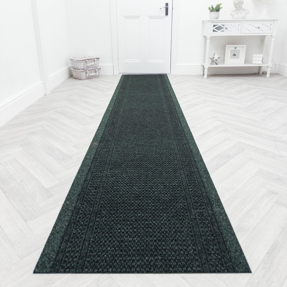 Aztec Green  Hall Runner