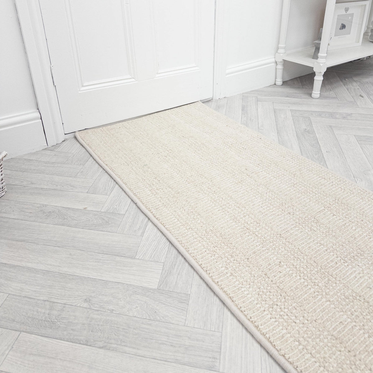 Shazia Stripe Bone Rug Runner