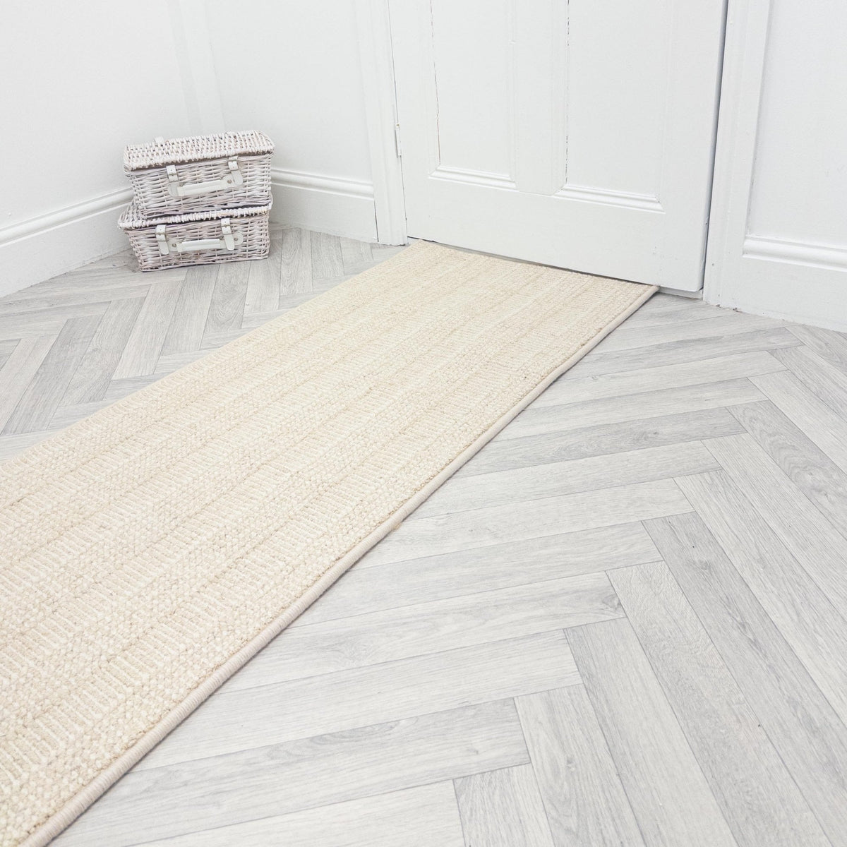 Shazia Stripe Bone Rug Runner