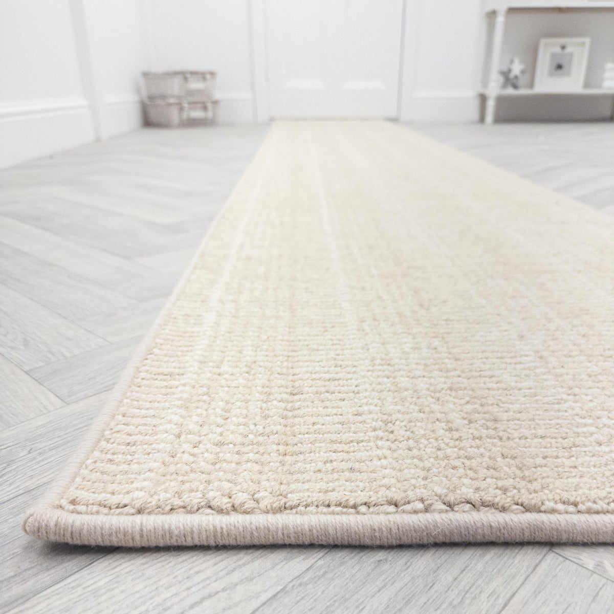 Shazia Stripe Bone Rug Runner