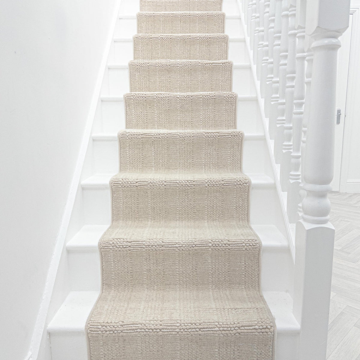 Shazia Stripe Bone Stair Runner