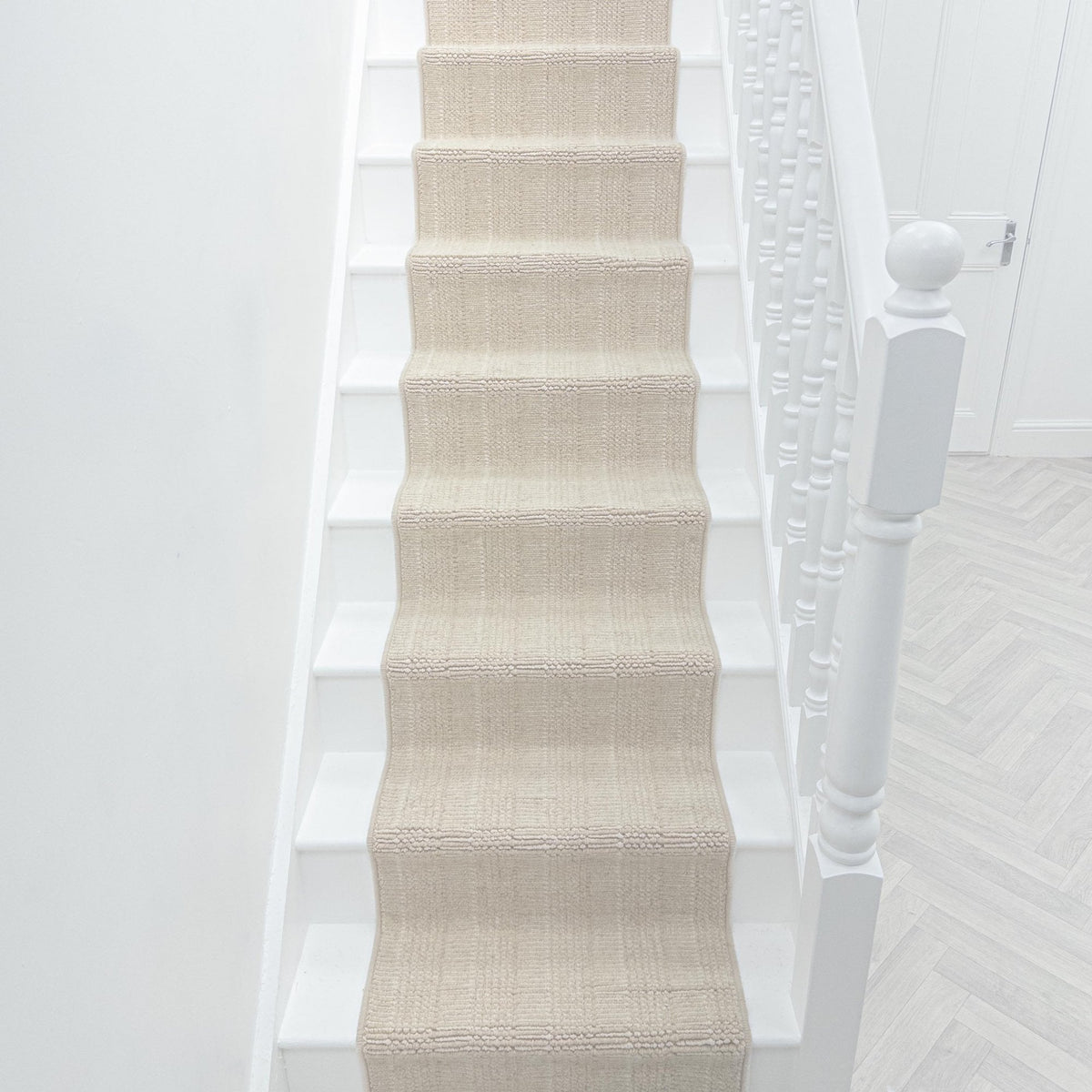 Shazia Stripe Bone Stair Runner