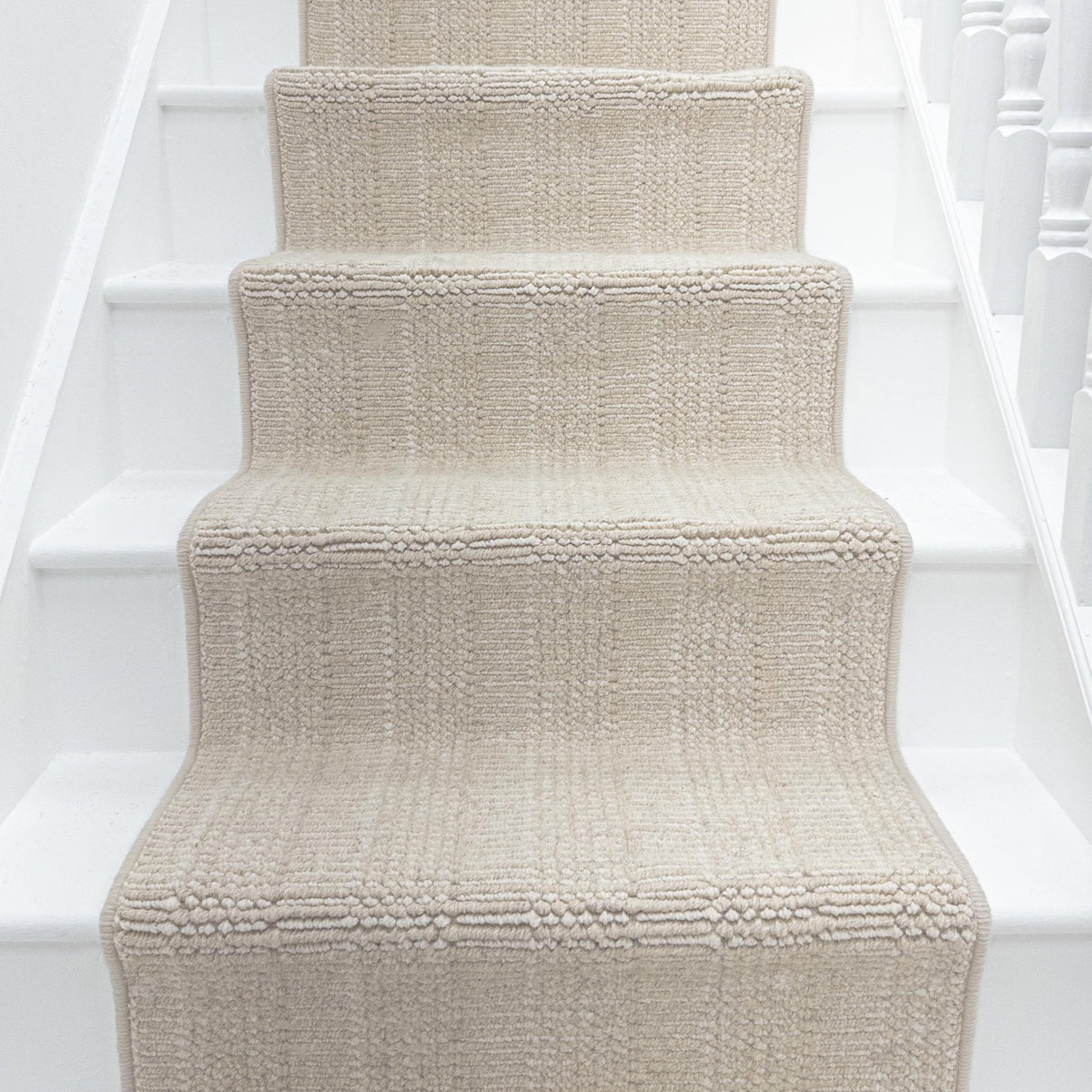 Shazia Stripe Bone Stair Runner