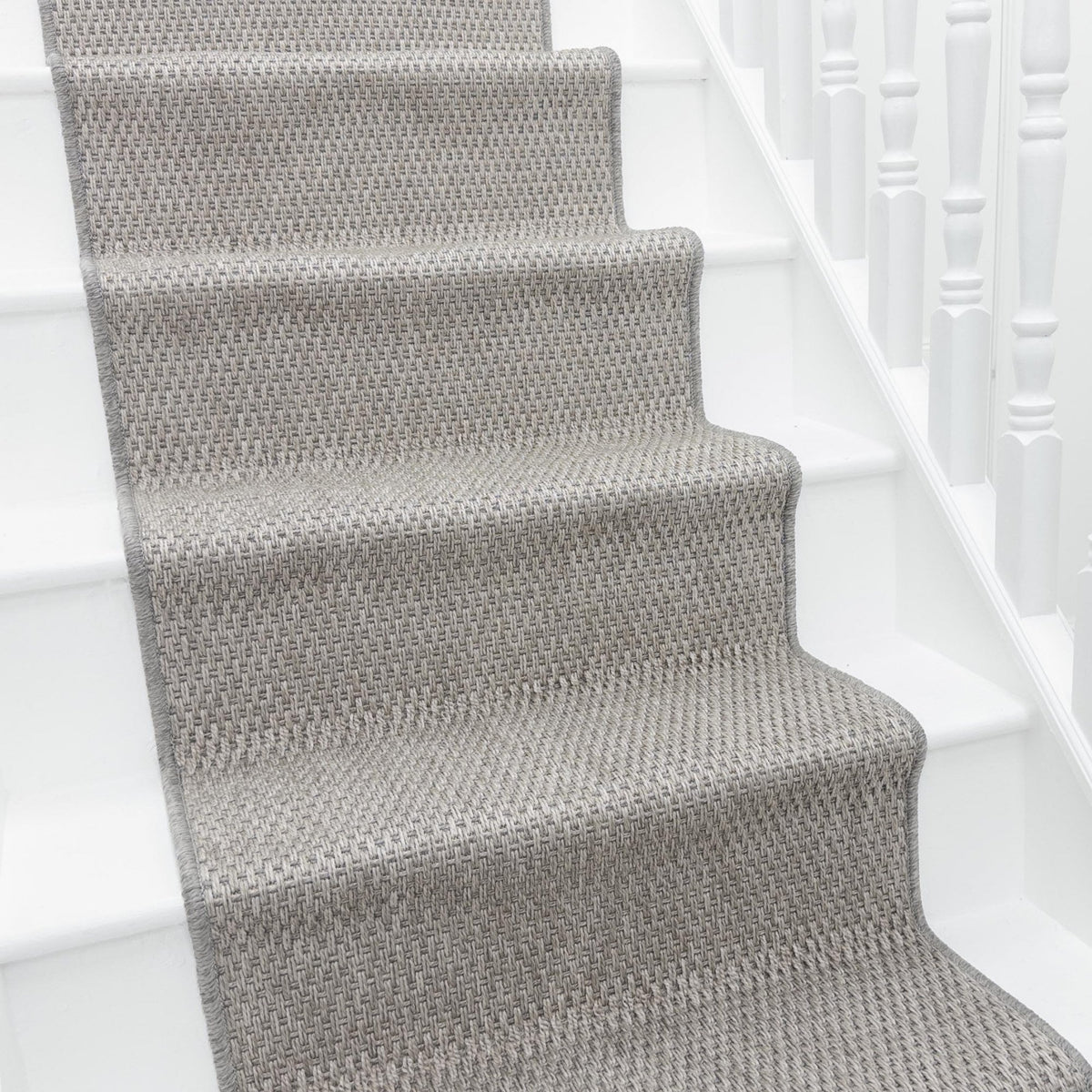 Fiji Remix Heather Gray Stair Runner