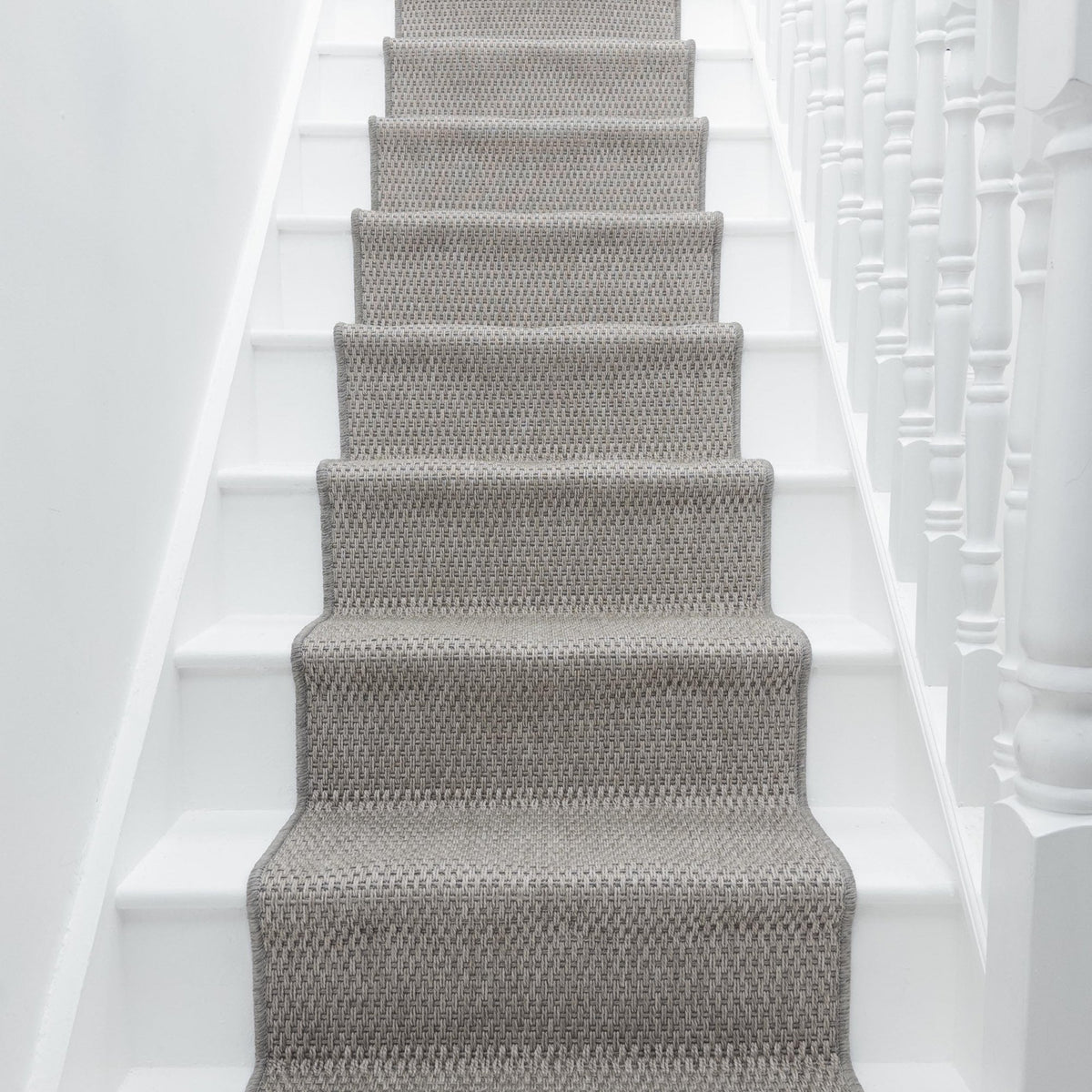 Fiji Remix Heather Gray Stair Runner
