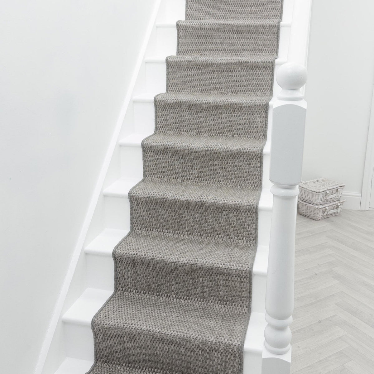 Fiji Remix Heather Gray Stair Runner