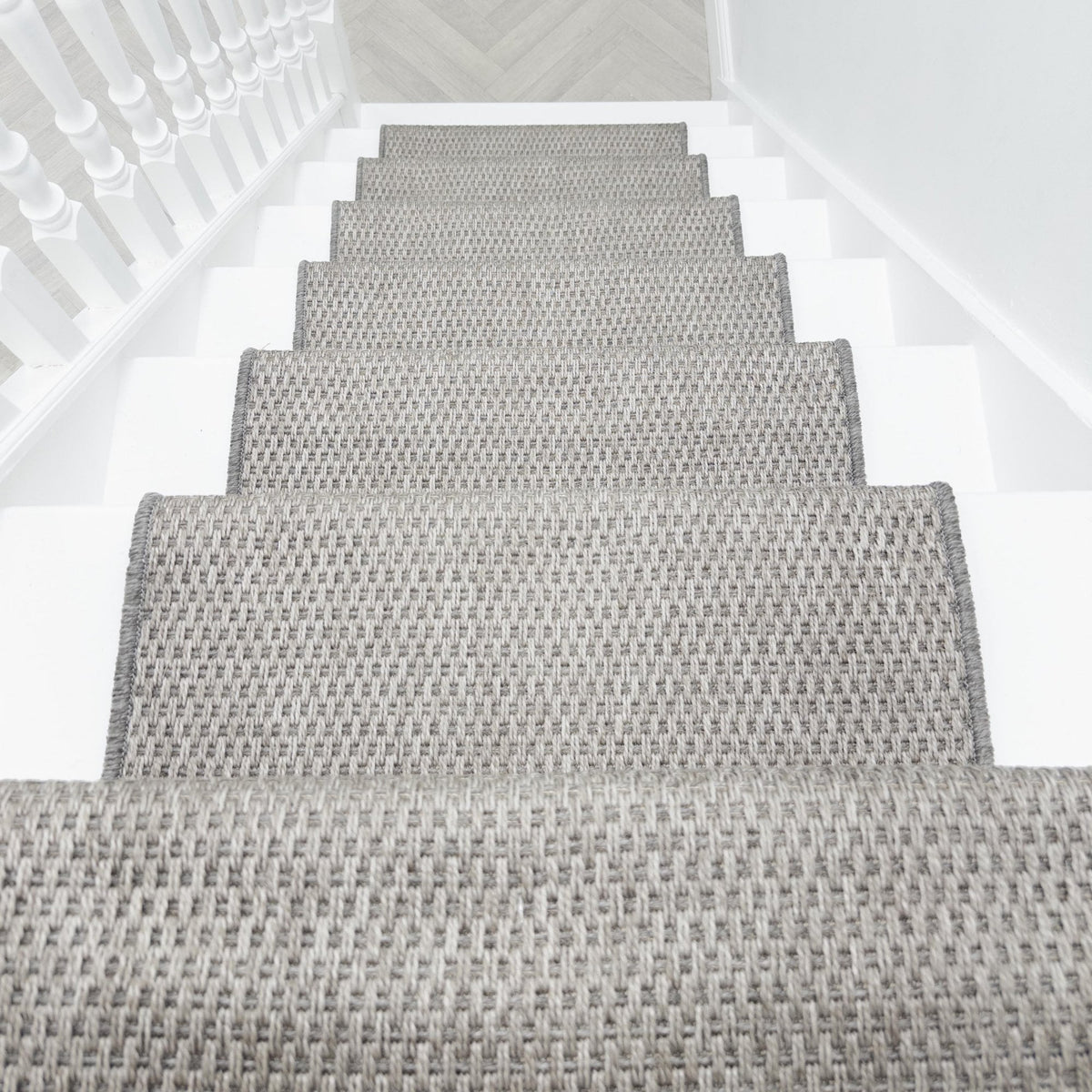 Fiji Remix Heather Gray Stair Runner