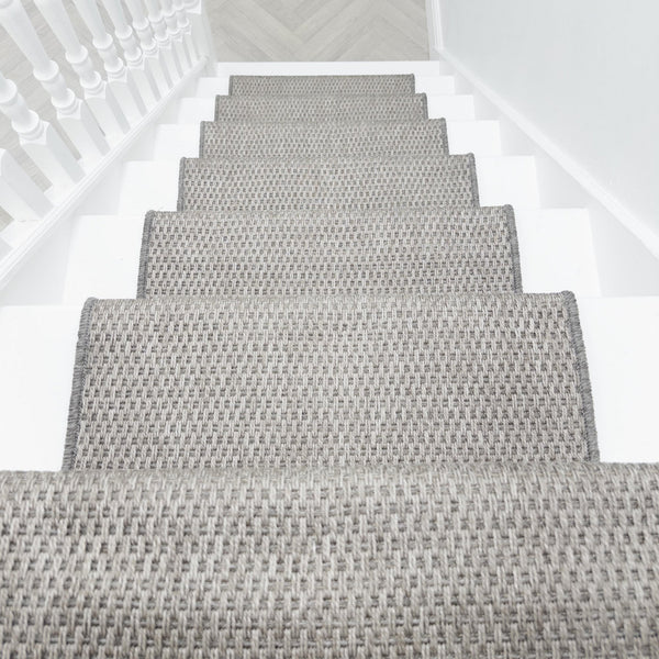 Fiji Remix Heather Gray Stair Runner