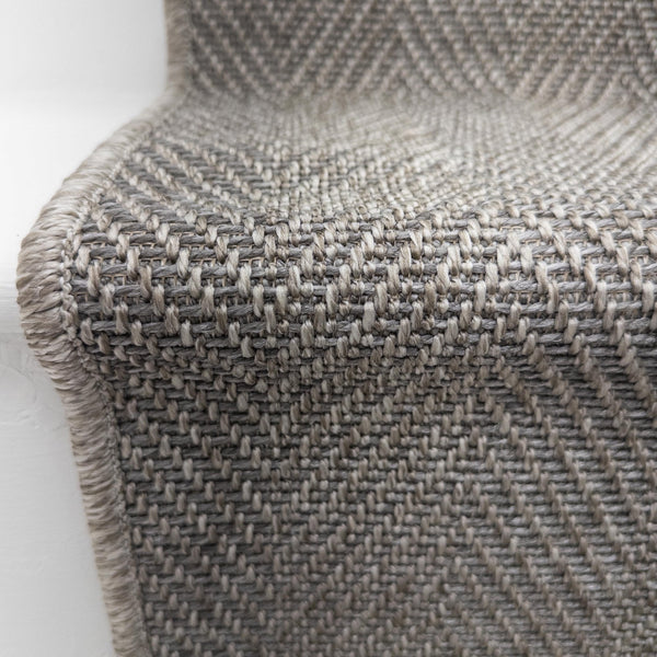 St Kitts Heather Gray Stair Runner